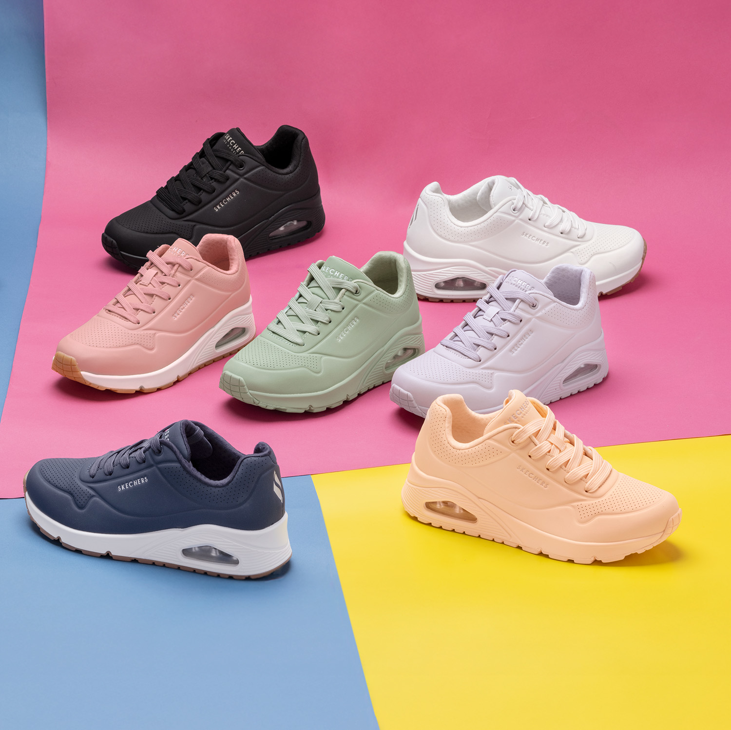 SKECHER Street Uno - Stand on Air Sneaker für Damen