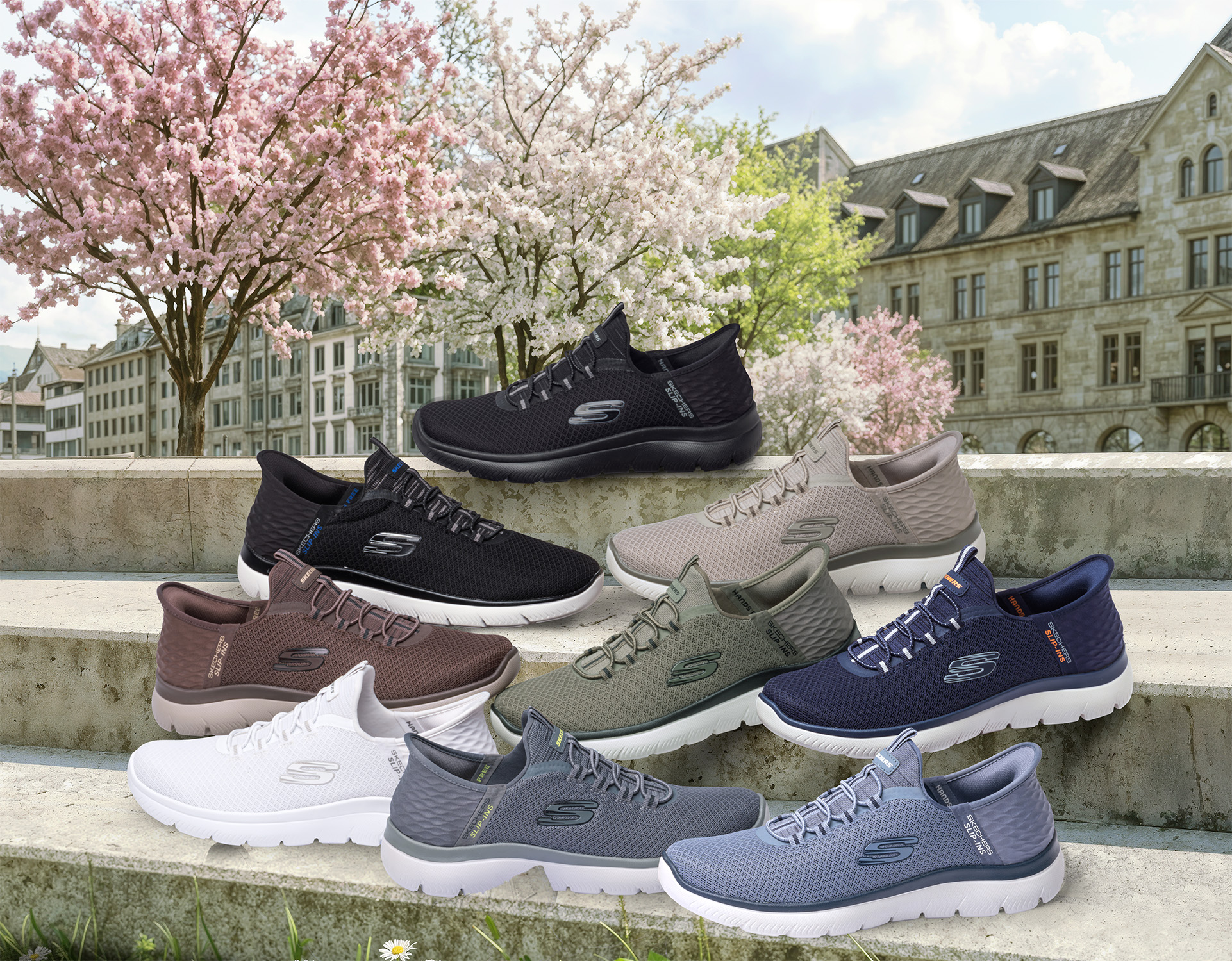 SKECHERS Slip Ins Schlupfschuh für Herren