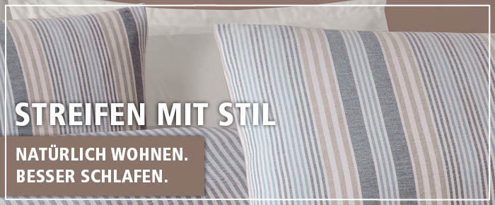 Bettwäsche gestreift