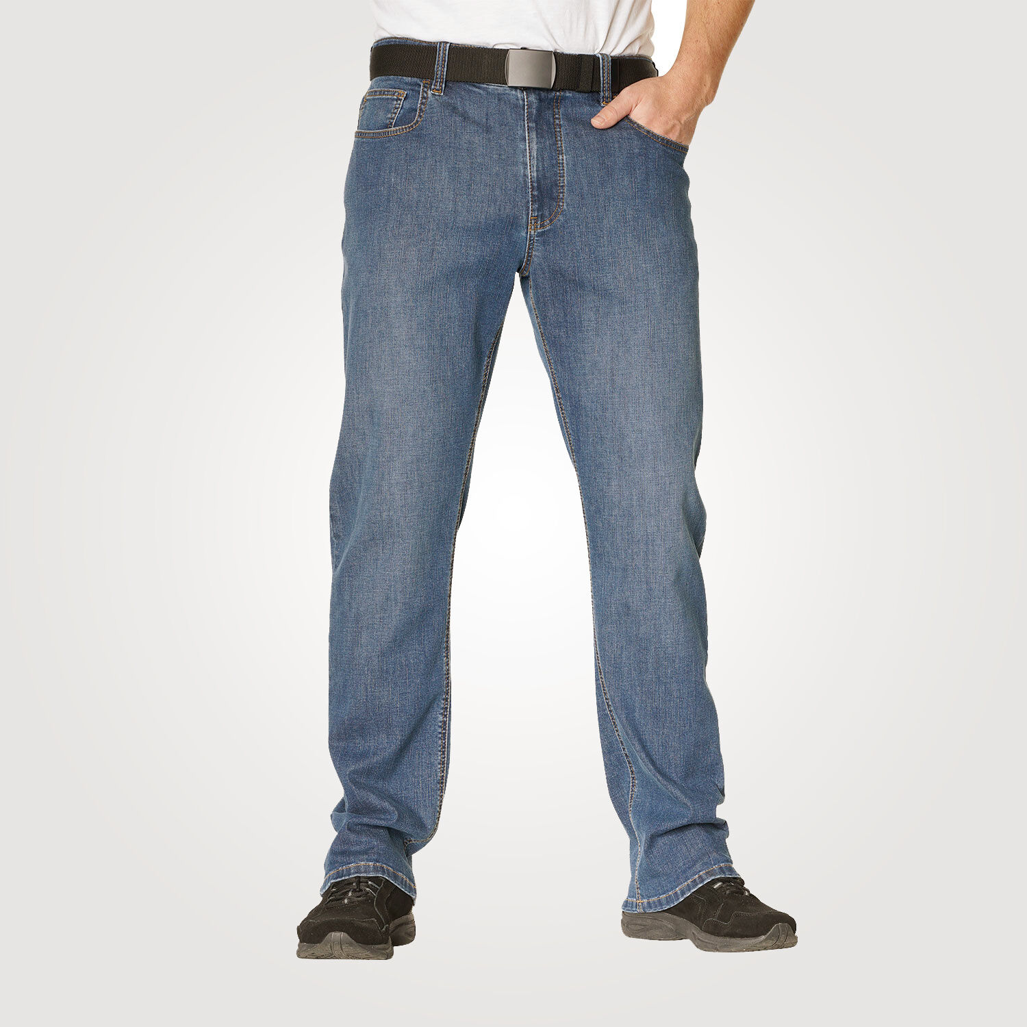 Explorer 5-Pocket Jeans für Herren , blue denim