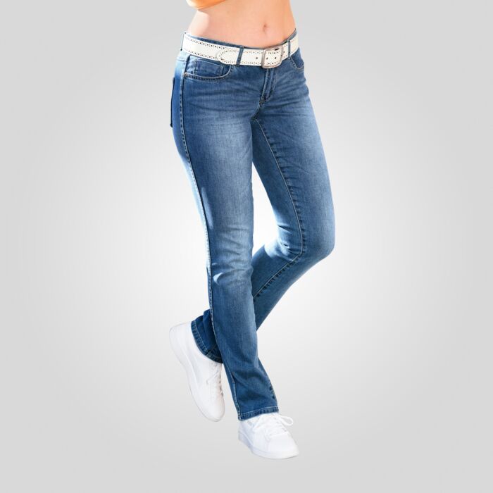 Artime 5-Pocket Damen Jeans in Stretch-Qualität , blue denim