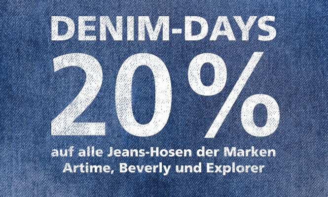 Lehner Versand - Denim Days -20% auf Jeans-Hosen
